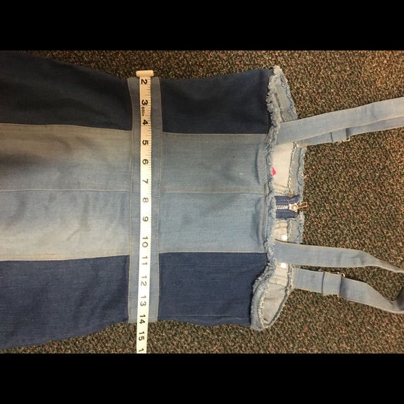 NWT zip up denim dress - Picture 5 of 5